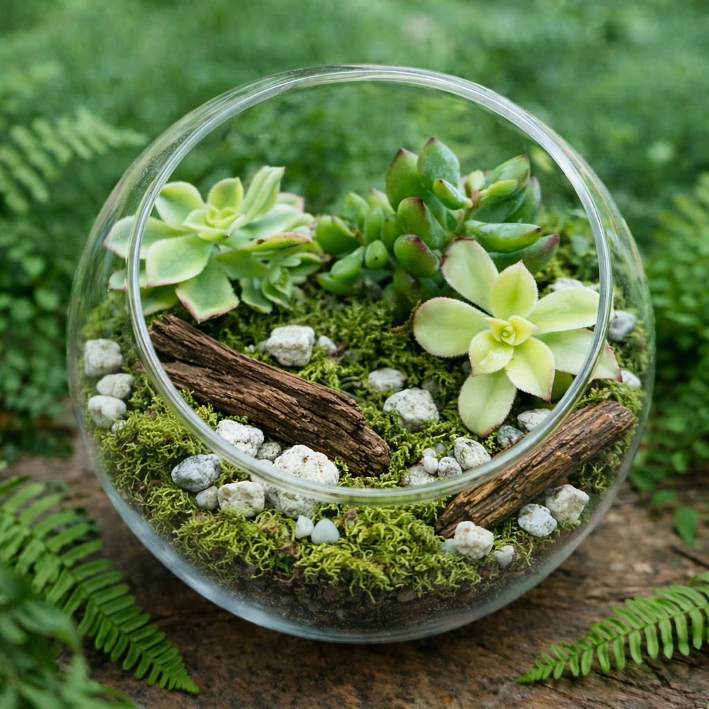 Scented Moss Terrariums